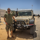 Waiting at the border from Morocco into Mauritania after driving through an active minefield.